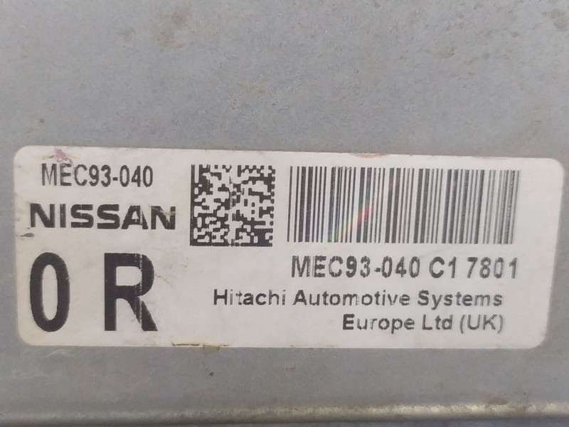 Recambio de centralita motor uce para nissan note (e11e)  | 0.06 - ...  | 0.06 - ... referencia OEM IAM MEC93040  