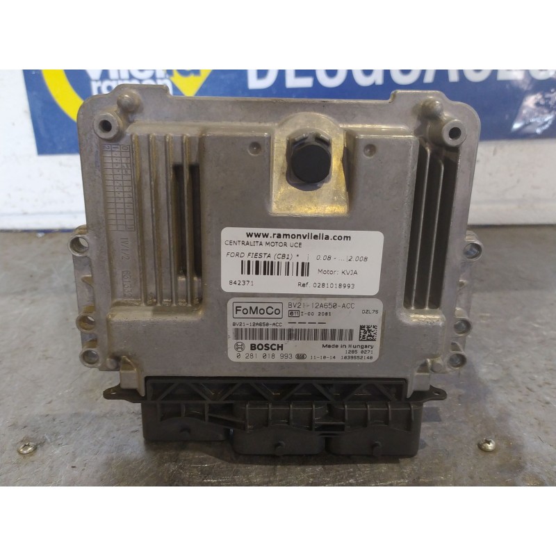 Recambio de centralita motor uce para ford fiesta (cb1)  | 0.08 - ...  | 0.08 - ... referencia OEM IAM 0281018993  