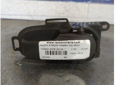 Recambio de maneta interior trasera izquierda para nissan note (e11e)  | 0.06 - ...  | 0.06 - ... referencia OEM IAM   
