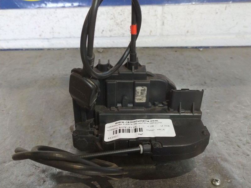 Recambio de cerradura puerta delantera derecha para nissan note (e11e)  | 0.06 - ...  | 0.06 - ... referencia OEM IAM   