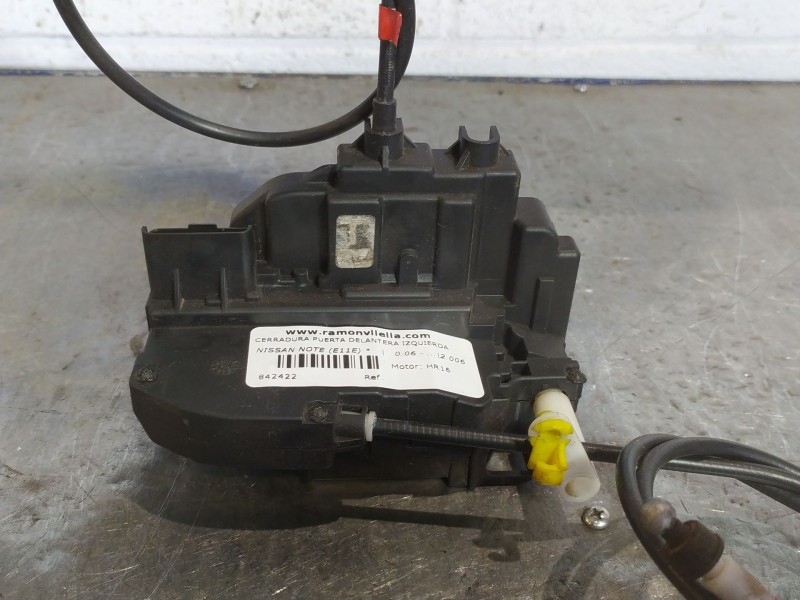 Recambio de cerradura puerta delantera izquierda para nissan note (e11e)  | 0.06 - ...  | 0.06 - ... referencia OEM IAM   