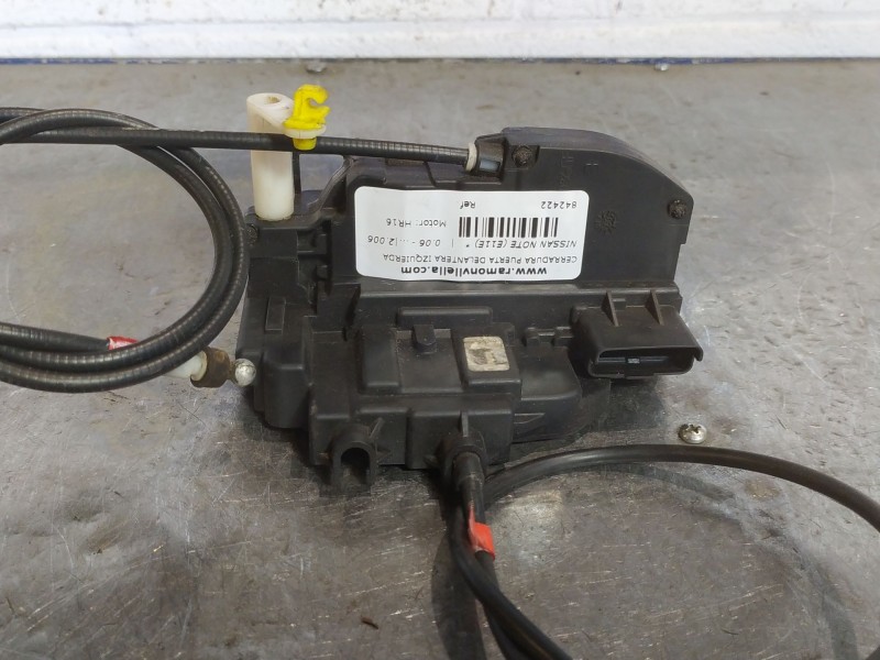 Recambio de cerradura puerta delantera izquierda para nissan note (e11e)  | 0.06 - ...  | 0.06 - ... referencia OEM IAM   