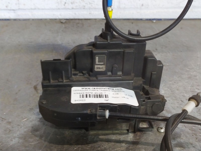 Recambio de cerradura puerta trasera izquierda para nissan note (e11e)  | 0.06 - ...  | 0.06 - ... referencia OEM IAM   