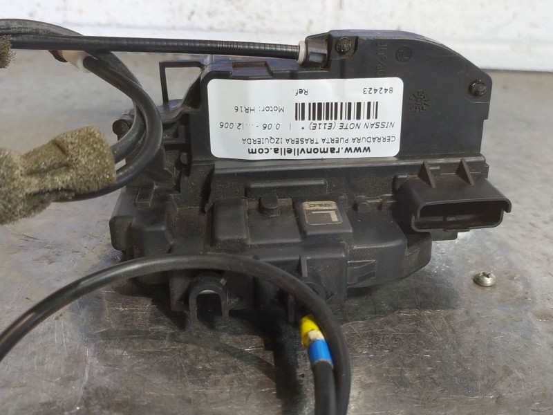 Recambio de cerradura puerta trasera izquierda para nissan note (e11e)  | 0.06 - ...  | 0.06 - ... referencia OEM IAM   