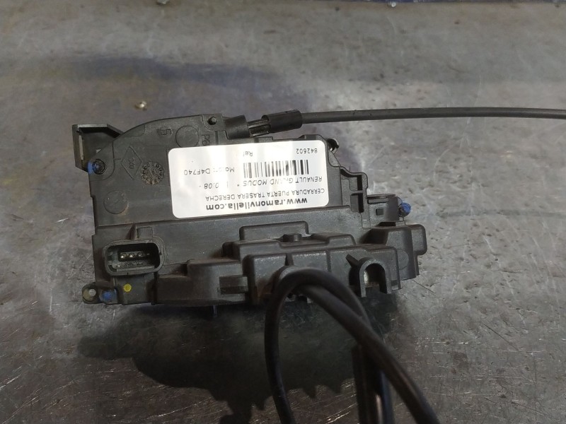 Recambio de cerradura puerta trasera derecha para renault grand modus  | 0.08 - ...  | 0.08 - ... referencia OEM IAM   