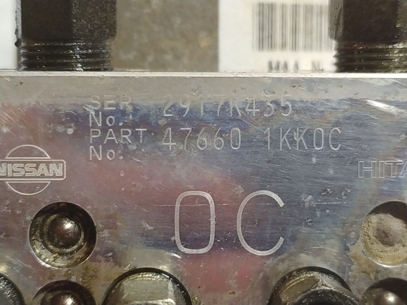 Recambio de abs para nissan juke (f15)(06.2010)  | ... (06.2010)  | ... referencia OEM IAM   