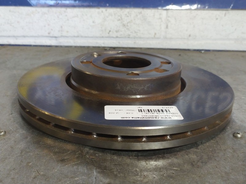 Recambio de disco freno delantero para nissan note (e11e)  | 0.06 - ...  | 0.06 - ... referencia OEM IAM   