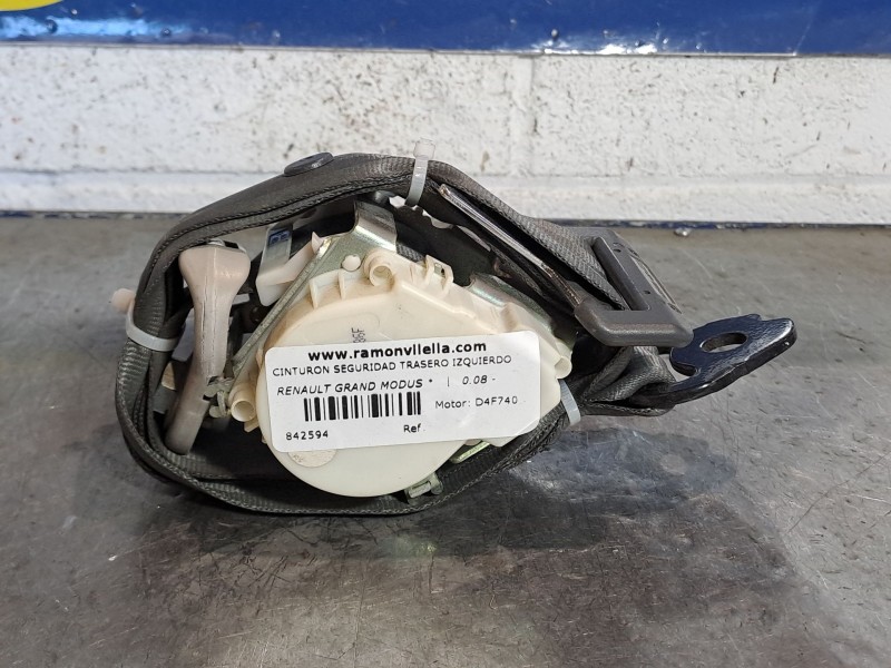 Recambio de cinturon seguridad trasero izquierdo para renault grand modus  | 0.08 - ...  | 0.08 - ... referencia OEM IAM   