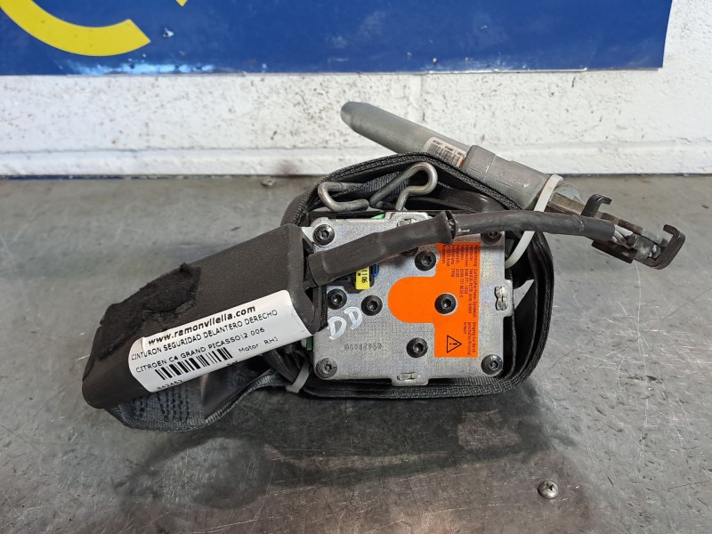 Recambio de cinturon seguridad delantero derecho para citroen c4 grand picasso exclusive referencia OEM IAM   