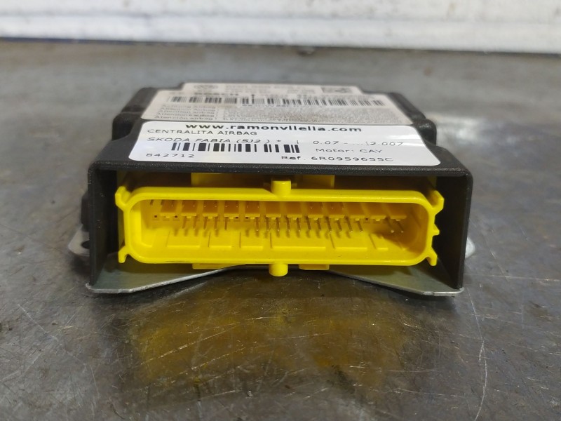 Recambio de centralita airbag para skoda fabia (5j2 )  | 0.07 - ...  | 0.07 - ... referencia OEM IAM 6R0959655C  