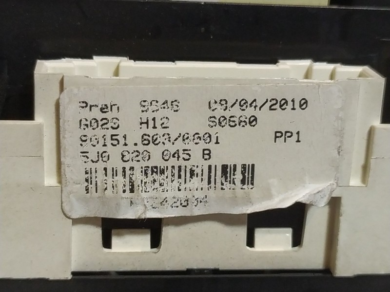 Recambio de mando calefaccion aire acondicionado para skoda fabia (5j2 )  | 0.07 - ...  | 0.07 - ... referencia OEM IAM   