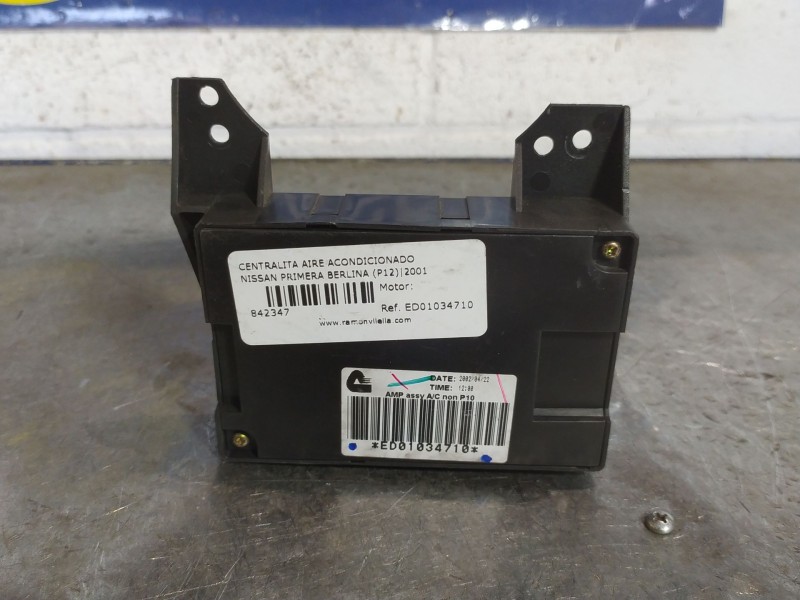 Recambio de centralita aire acondicionado para nissan primera berlina (p12) referencia OEM IAM ED01034710   Recambio de centralita aire acondicionado para nissan primera berlina (p12) referencia OEM IAM ED01034710