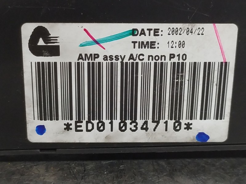 Recambio de centralita aire acondicionado para nissan primera berlina (p12) referencia OEM IAM ED01034710   Recambio de centralita aire acondicionado para nissan primera berlina (p12) referencia OEM IAM ED01034710