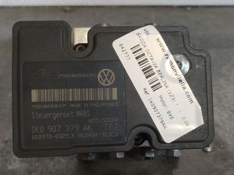 Recambio de abs para skoda octavia berlina (1z3)  | 0.08 - ...  | 0.08 - ... referencia OEM IAM 1K0907379AK 1K0614117S 100207016