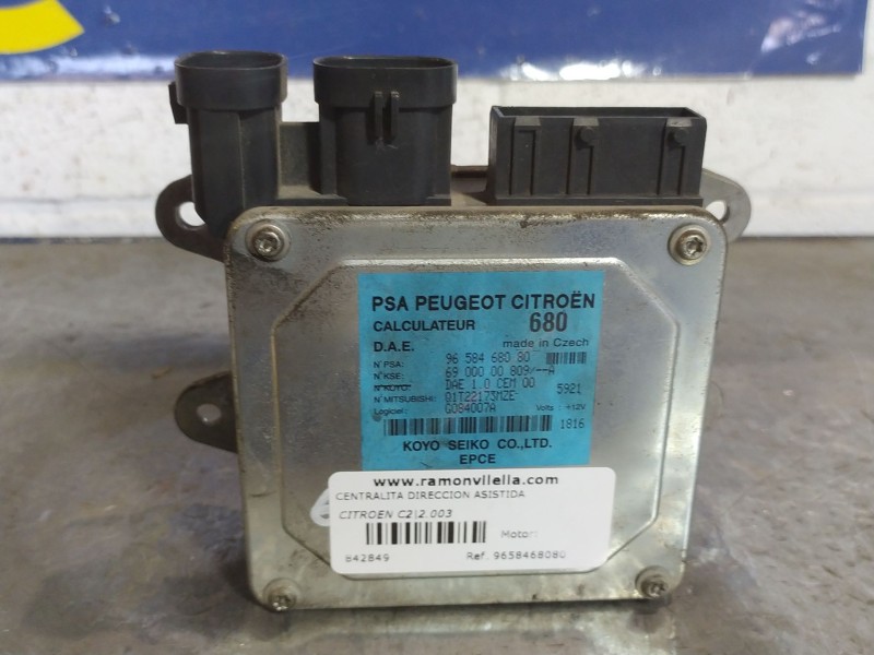 Recambio de centralita direccion asistida para citroen c2 1.4 hdi referencia OEM IAM 9658468080 6900000809A 