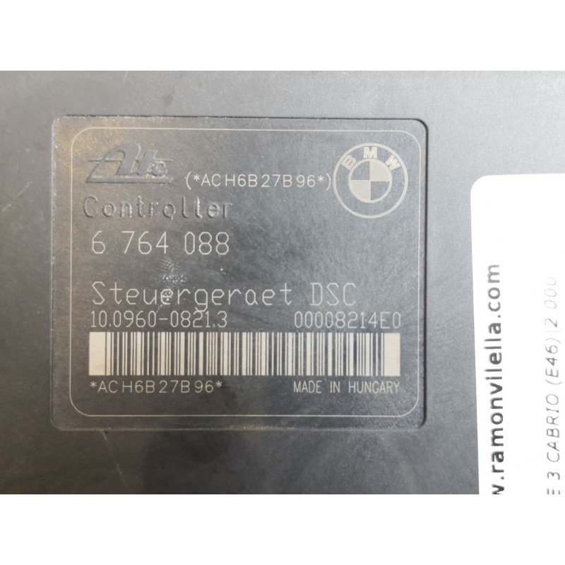 Recambio de abs para bmw serie 3 cabrio (e46) 2.0 16v diesel cat referencia OEM IAM 6764088  