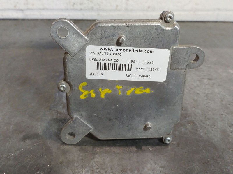 Recambio de centralita airbag para opel sintra cd | 0.96 - ... cd | 0.96 - ... referencia OEM IAM 09359680  