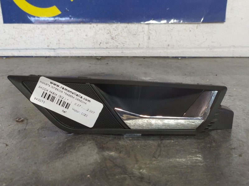 Recambio de maneta interior trasera derecha para skoda fabia (5j2 )  | 0.07 - ...  | 0.07 - ... referencia OEM IAM   