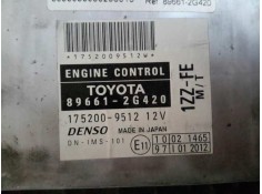 Recambio de centralita motor uce para toyota celica (t23) 1.8 | 08.99 - 12.06 1.8 | 08.99 - 12.06 referencia OEM IAM 89661-2G420 2