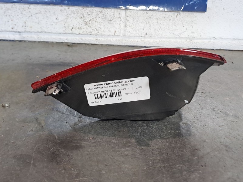 Recambio de faro antiniebla trasero derecho para renault megane iii coupe  | 0.08 - ...  | 0.08 - ... referencia OEM IAM   