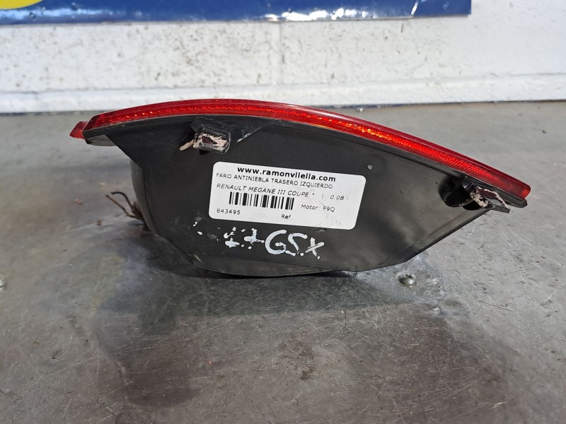 Recambio de faro antiniebla trasero izquierdo para renault megane iii coupe  | 0.08 - ...  | 0.08 - ... referencia OEM IAM   