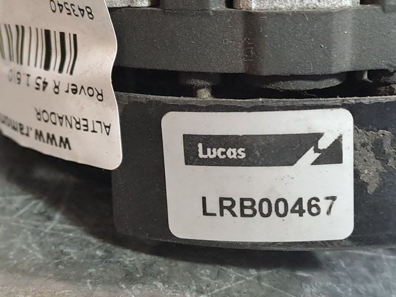 Recambio de alternador para rover r 45 1.6 referencia OEM IAM 0124225011 LRB00467 