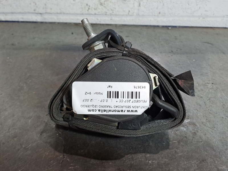 Recambio de cinturon seguridad trasero izquierdo para peugeot 207 cc  | 0.07 - ...  | 0.07 - ... referencia OEM IAM   