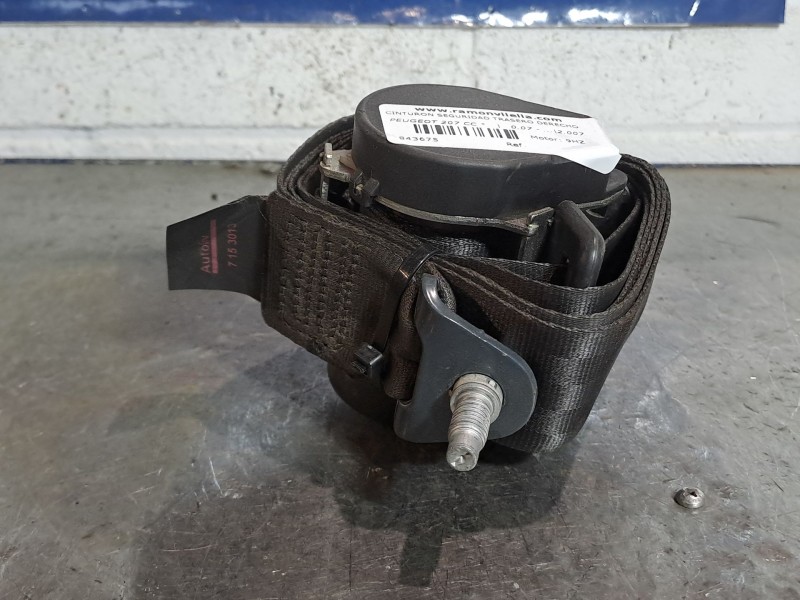 Recambio de cinturon seguridad trasero derecho para peugeot 207 cc  | 0.07 - ...  | 0.07 - ... referencia OEM IAM   