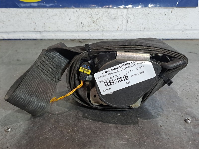 Recambio de cinturon seguridad delantero izquierdo para peugeot 207 cc  | 0.07 - ...  | 0.07 - ... referencia OEM IAM   