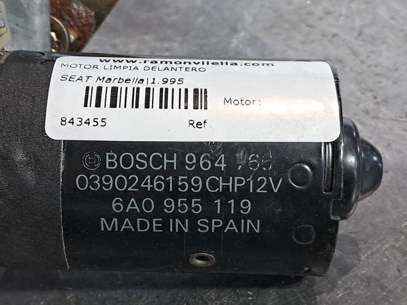 Recambio de motor limpia delantero para seat marbella referencia OEM IAM   