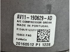 Recambio de compresor aire acondicionado para ford fiesta referencia OEM IAM AV1119D629AD   2