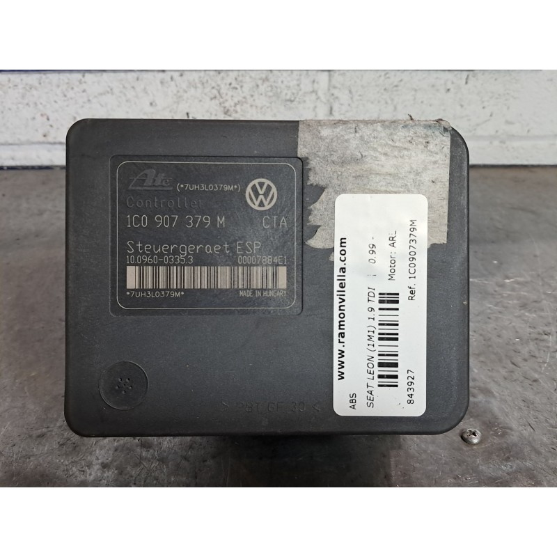 Recambio de abs para seat leon (1m1) 1.9 tdi | 0.99 - ... 1.9 tdi | 0.99 - ... referencia OEM IAM 1C0907379M  
