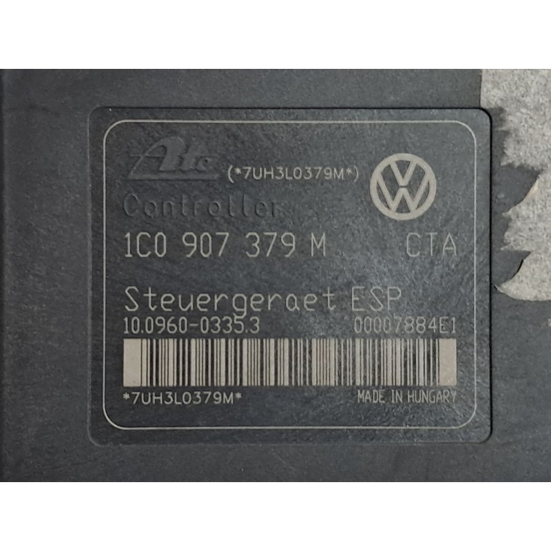 Recambio de abs para seat leon (1m1) 1.9 tdi | 0.99 - ... 1.9 tdi | 0.99 - ... referencia OEM IAM 1C0907379M  