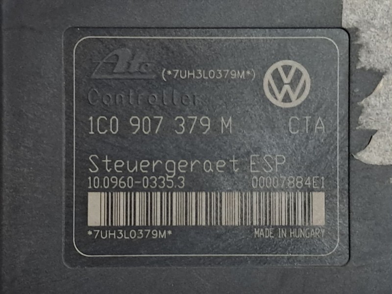Recambio de abs para seat leon (1m1) 1.9 tdi | 0.99 - ... 1.9 tdi | 0.99 - ... referencia OEM IAM 1C0907379M  