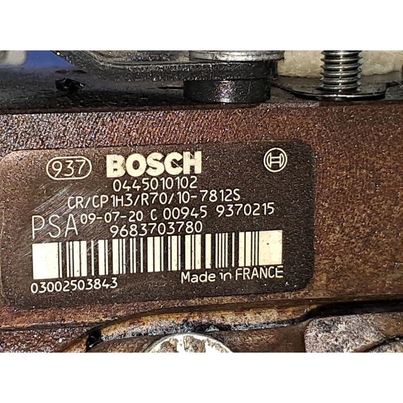 Recambio de bomba inyeccion para citroen berlingo 1.6 hdi 75 sx multispace referencia OEM IAM   