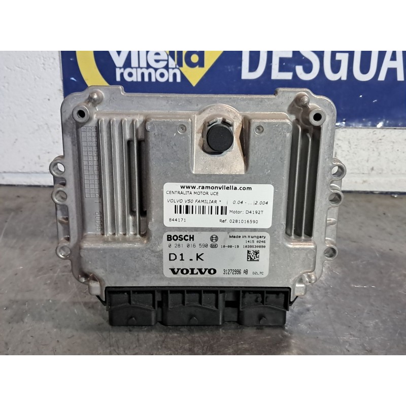 Recambio de centralita motor uce para volvo v50 familiar  | 0.04 - ...  | 0.04 - ... referencia OEM IAM 0281016590  