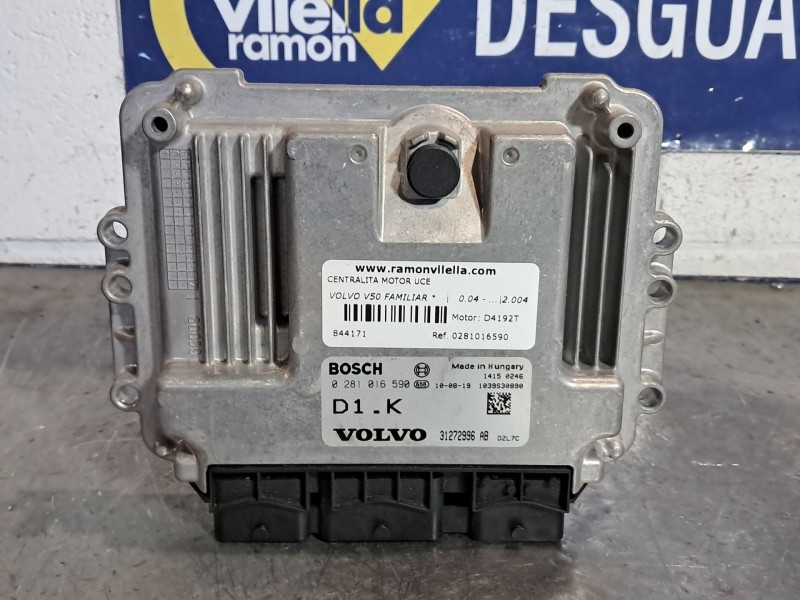 Recambio de centralita motor uce para volvo v50 familiar  | 0.04 - ...  | 0.04 - ... referencia OEM IAM 0281016590  