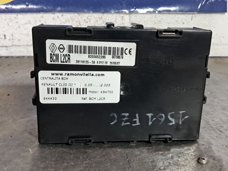 Recambio de centralita bcm para renault clio iii  | 0.05 - ...  | 0.05 - ... referencia OEM IAM BCML2CR  