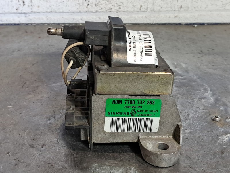 Recambio de bobina encendido para renault 19 (b/c/l53) 1.8 referencia OEM IAM 7700732263  