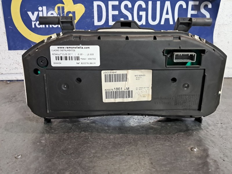 Recambio de cuadro instrumentos para renault clio iii  | 0.05 - ...  | 0.05 - ... referencia OEM IAM 8200761861M  