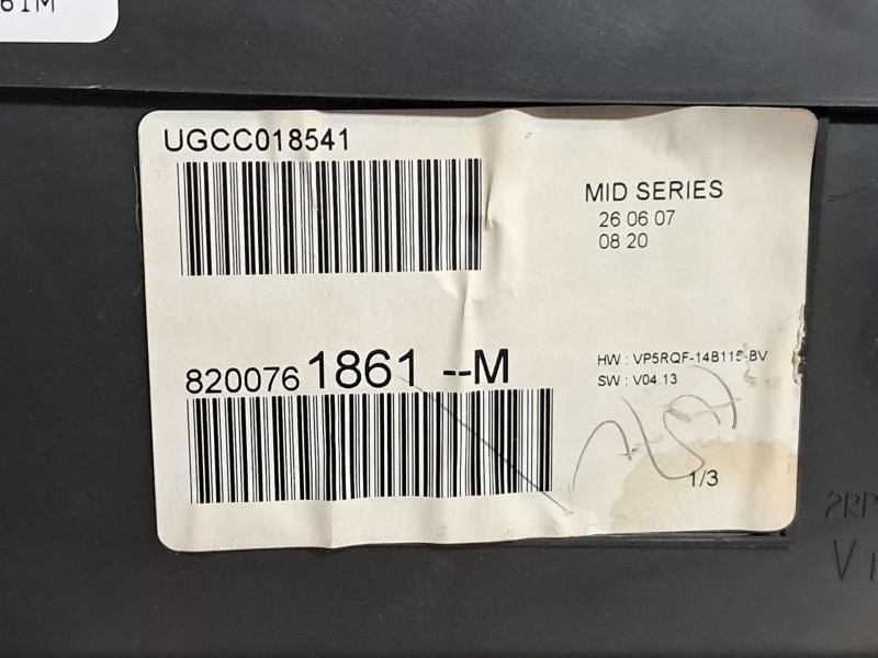 Recambio de cuadro instrumentos para renault clio iii  | 0.05 - ...  | 0.05 - ... referencia OEM IAM 8200761861M  
