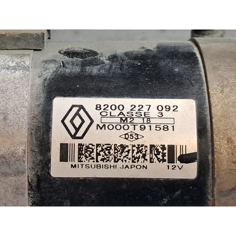 Recambio de motor arranque para renault clio ii fase ii (b/cb0)  | 0.01 - ...  | 0.01 - ... referencia OEM IAM M000T91581  