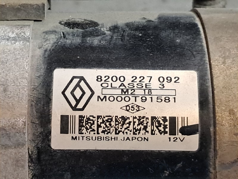 Recambio de motor arranque para renault clio ii fase ii (b/cb0)  | 0.01 - ...  | 0.01 - ... referencia OEM IAM M000T91581  