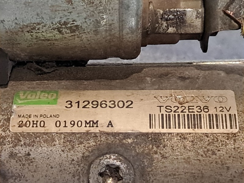 Recambio de motor arranque para volvo v50 familiar  | 0.04 - ...  | 0.04 - ... referencia OEM IAM TS22E36  