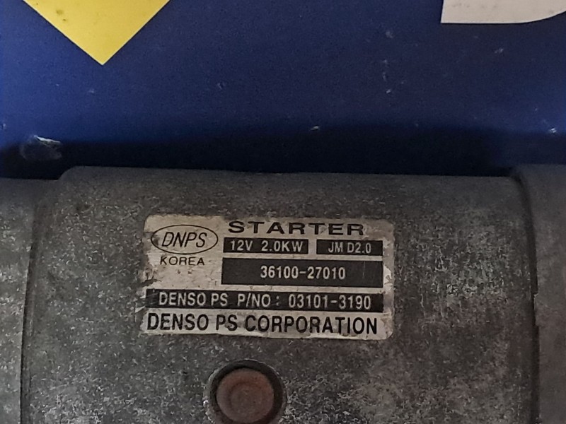 Recambio de motor arranque para hyundai sonata (nf)  | 0.05 - ...  | 0.05 - ... referencia OEM IAM 3610027010 031013190 