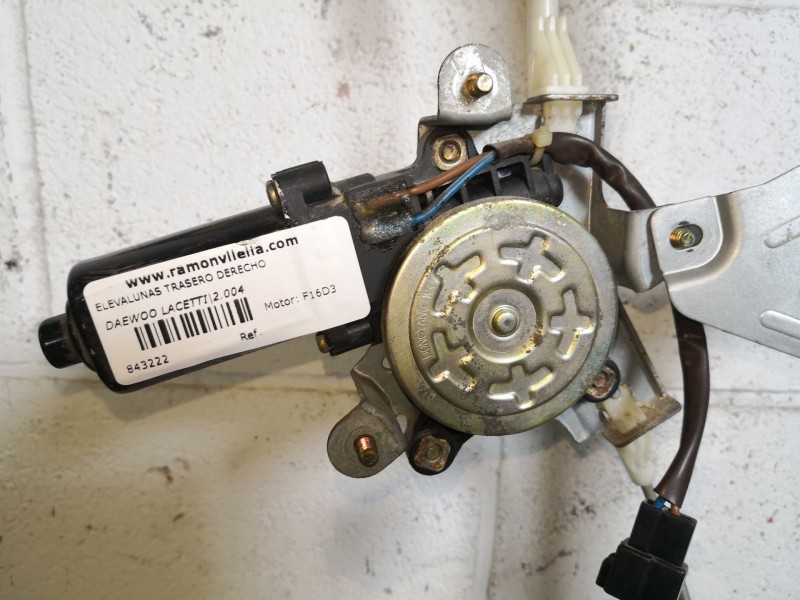 Recambio de elevalunas trasero derecho para daewoo lacetti 1.6 cat referencia OEM IAM   
