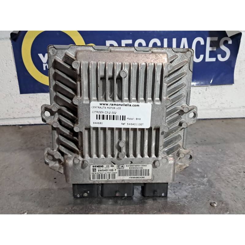 Recambio de centralita motor uce para citroen c3 1.4 hdi magic referencia OEM IAM 5WS40110ET 9654925480 SID804