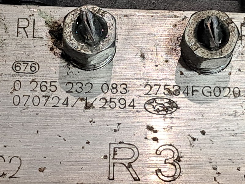 Recambio de abs para subaru impreza g12  | 0.07 - ...  | 0.07 - ... referencia OEM IAM 0265800704  