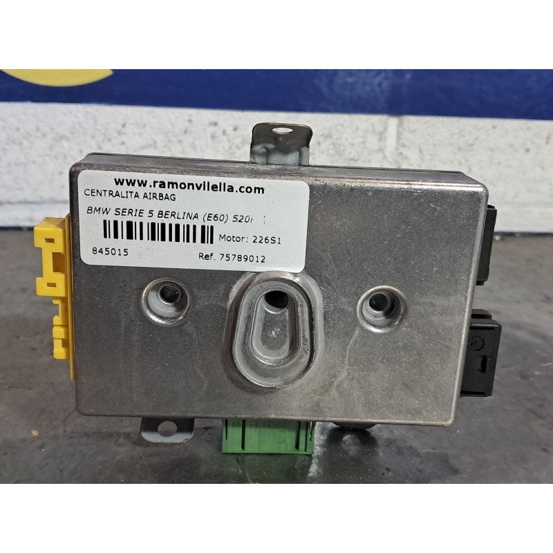 Recambio de centralita airbag para bmw serie 5 berlina (e60) 520i | 07.03 - 12.05 520i | 07.03 - 12.05 referencia OEM IAM 757890