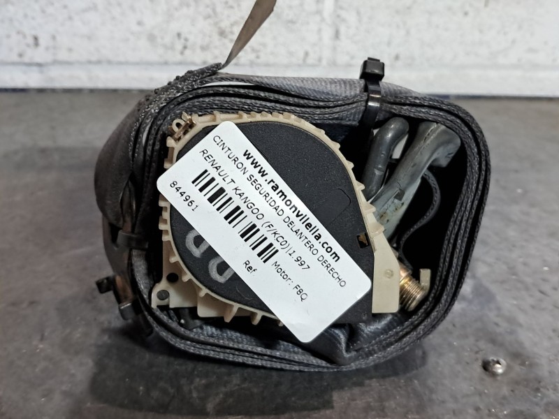 Recambio de cinturon seguridad delantero derecho para renault kangoo (f/kc0) referencia OEM IAM   